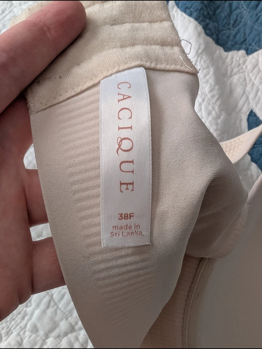 Cacique Light Nude Seamless Molded T-Shirt Bra